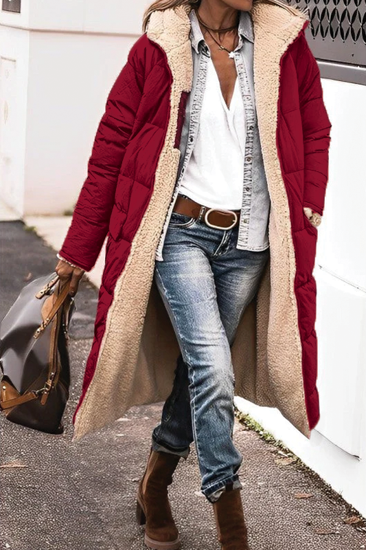 Warm Reversible Padded Winter Coat