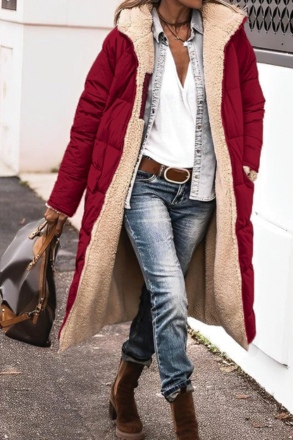 Warm Reversible Padded Winter Coat
