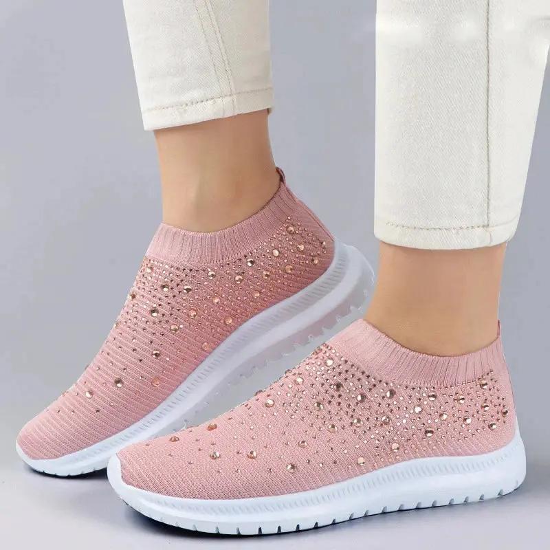Glitter Sneakers for Women - Chic and Comfortable Shoes - Nocini