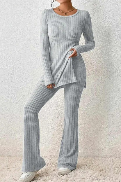 Cozy Women's Knit Top and Legging Set