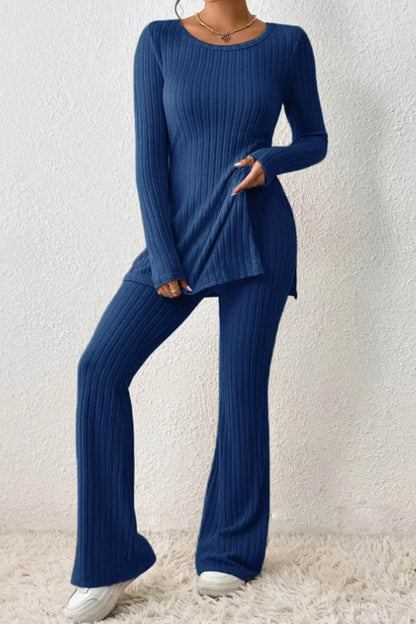 Cozy Women's Knit Top and Legging Set