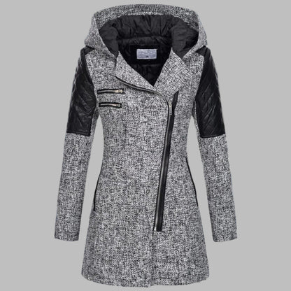 Warm Parka Jacket with Hood for Ladies - Olytrend