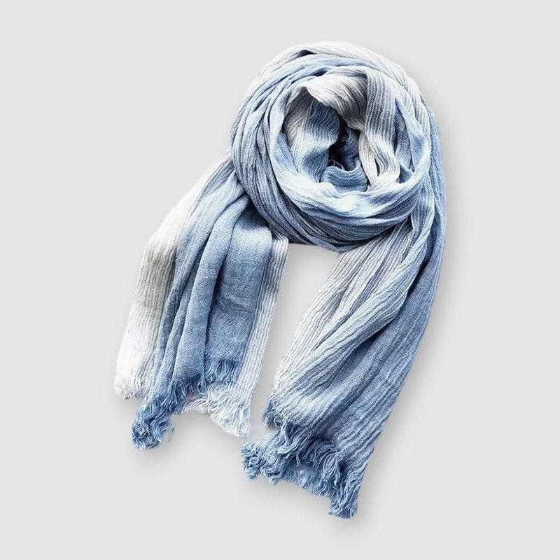 Soft Fringed Striped Fashion Scarf