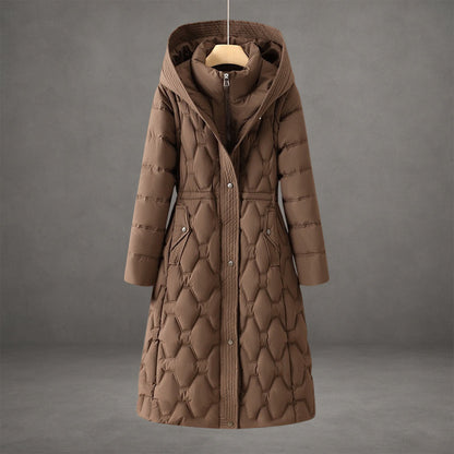 Warm Women's Quilted Puffer Parka Coat