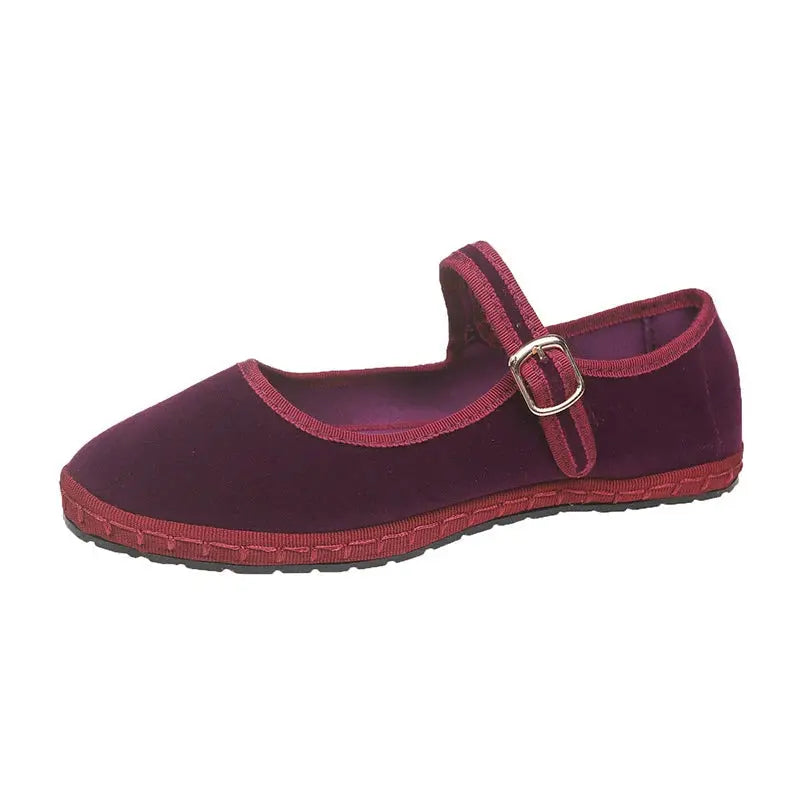 Classic Black Comfort Ballet Shoes for Women