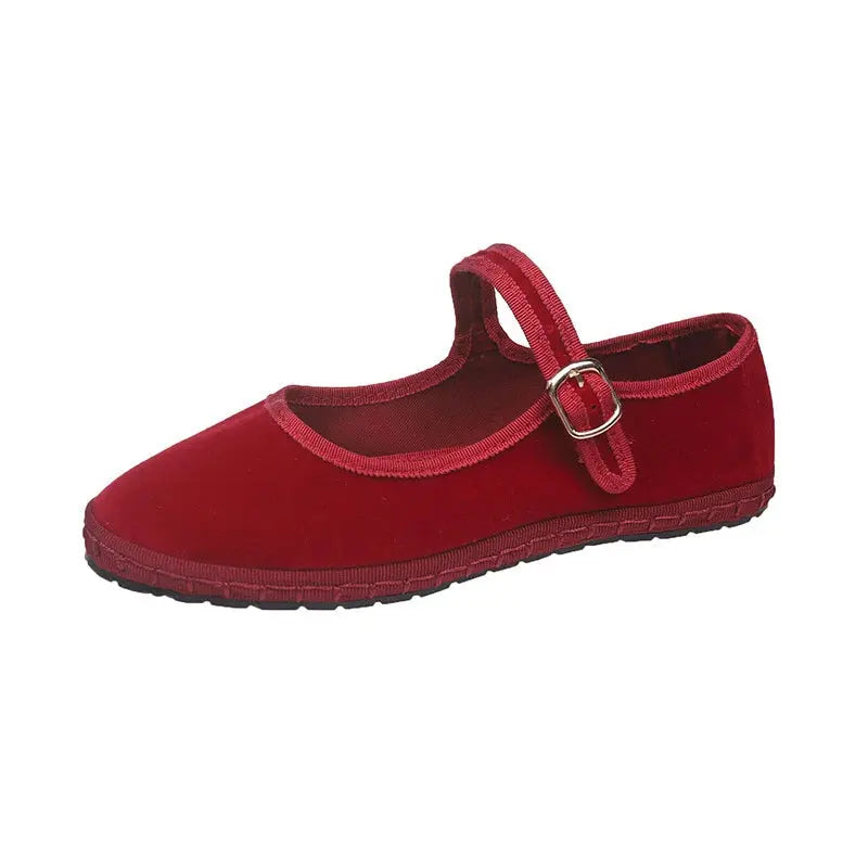 Classic Black Comfortable Women's Ballet Shoes - Nocini