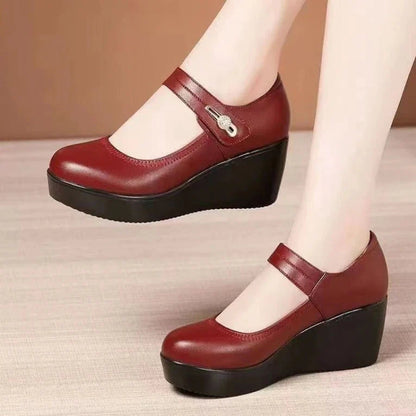 Classic Low Heel Women's Pumps - Easy Wearable Shoes