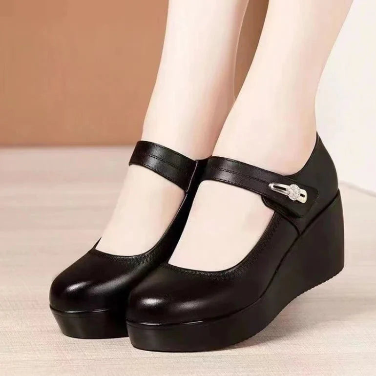 Classic Low Heel Women's Pumps - Easy Wearable Shoes - Nocini
