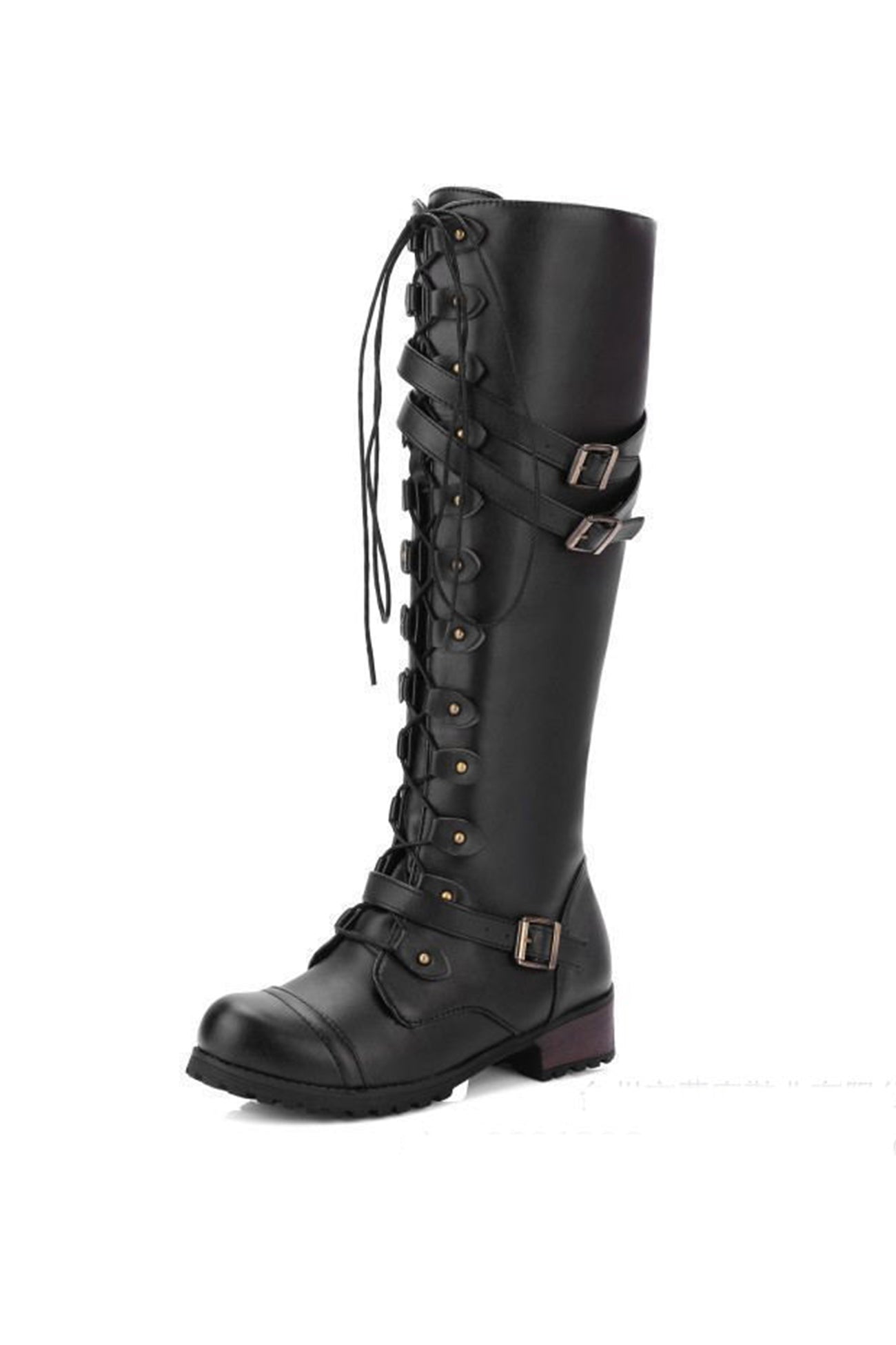 Tall Black Leather Boots for Women - Chic High Heels