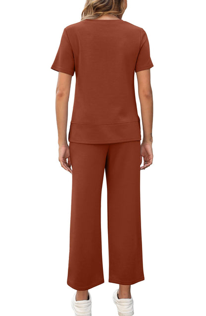 Soft Cozy Knit Loungewear Set for Daily Wear
