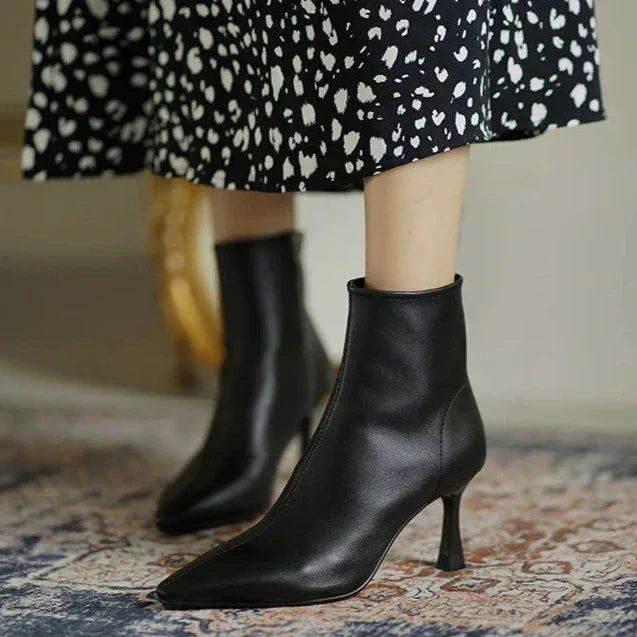 Low Heel Ankle Boots