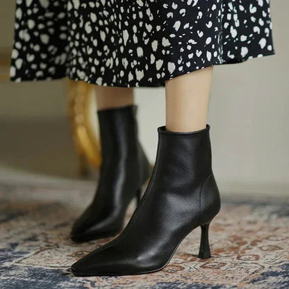 Low Heel Ankle Boots