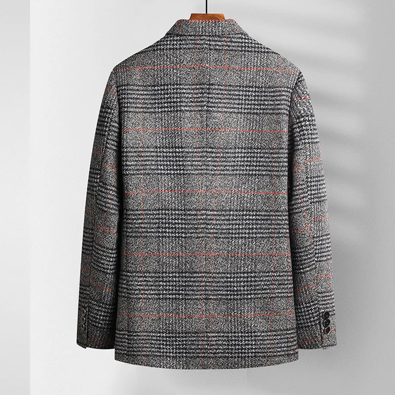 Classic Checked Blazer Jacket