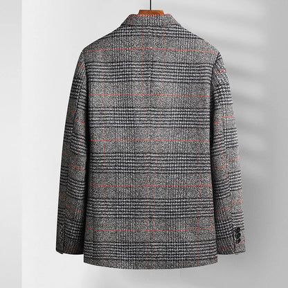 Classic Checked Blazer Jacket