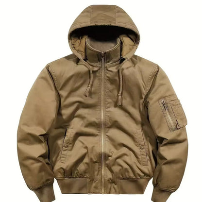 Practical Insulated Cotton Parka Jacket