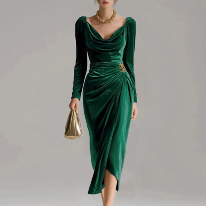 Classic Knee Length Party Dress