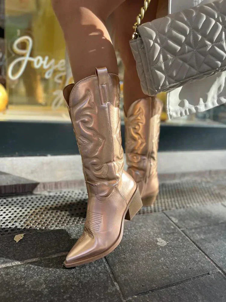 Ladies Western Riding Boots - Olytrend