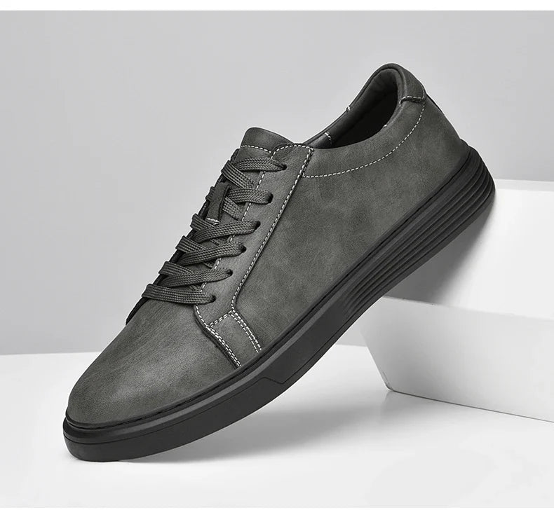 Authentic Real Leather Low Top Sneaker