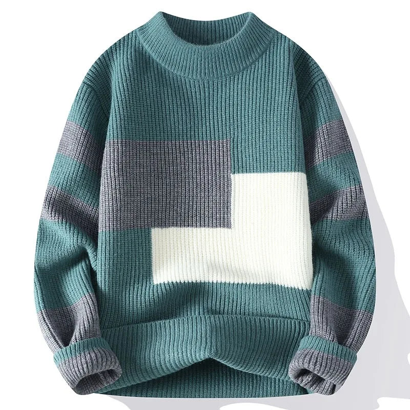 Soft Crew Neck Casual Men's Sweater