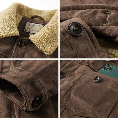 Warm Fleece Lined Sherpa Jacket