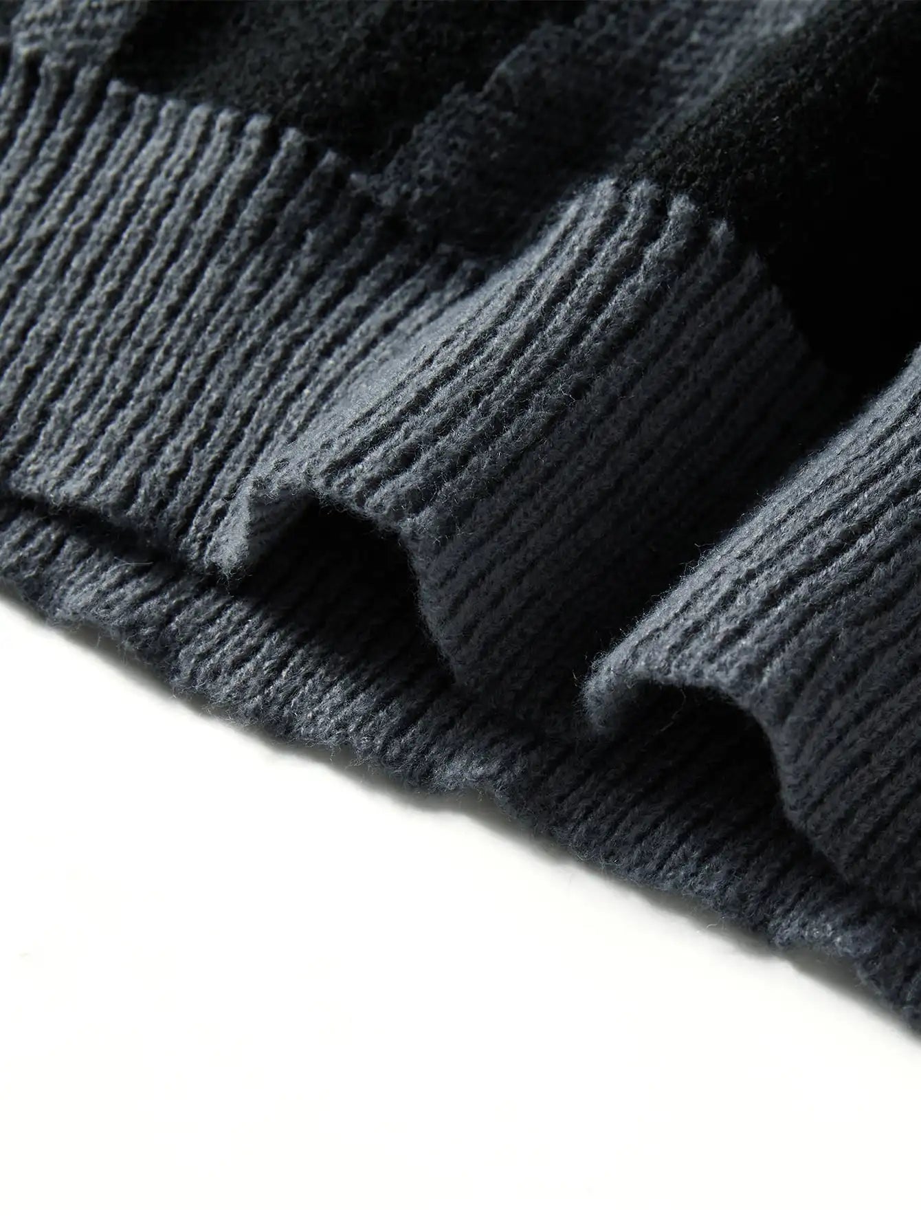 Unique Textured Crew Neck Sweater