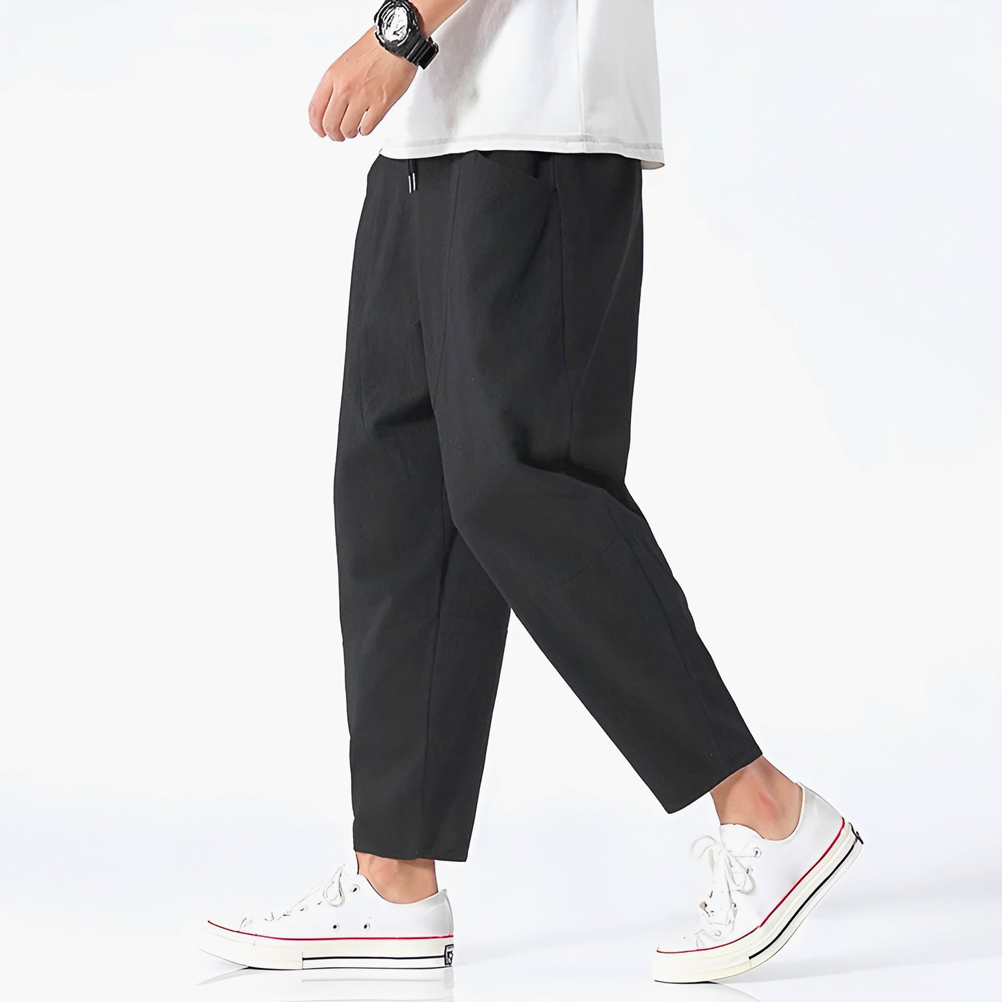 Casual Short Cotton Trousers