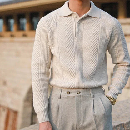Classic Fit Knit Polo Shirt