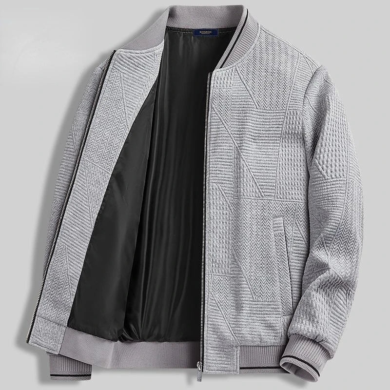 Navy Blue Sweater Jacket - Nocini