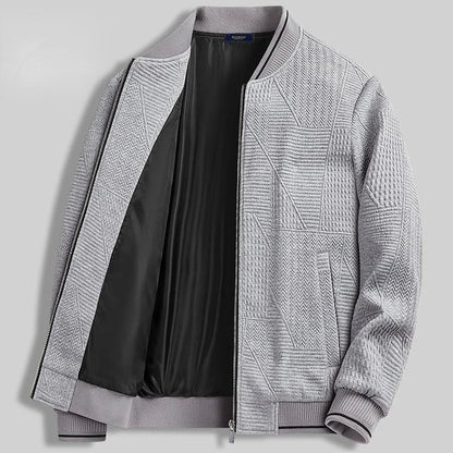 Navy Blue Sweater Jacket - Nocini
