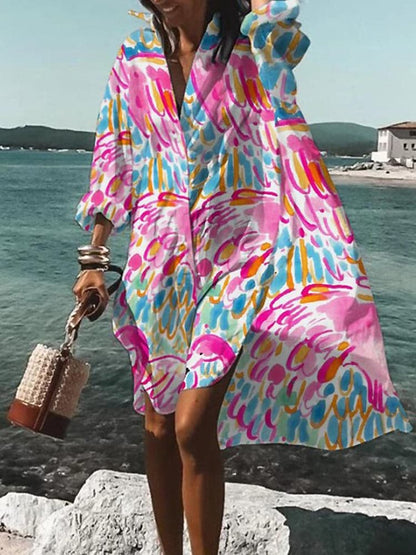 Vibrant Flowy Sundress for Women