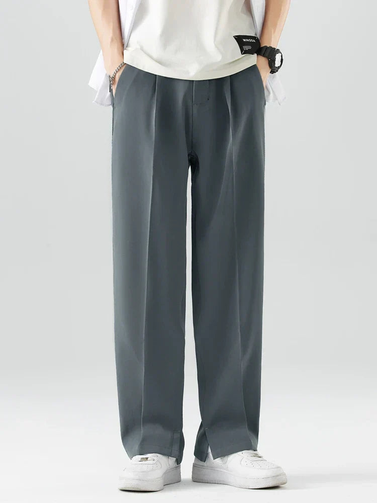 Comfortable Straight Leg Mens Casual Pants