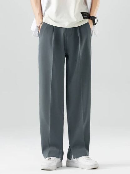 Comfortable Straight Leg Mens Casual Pants