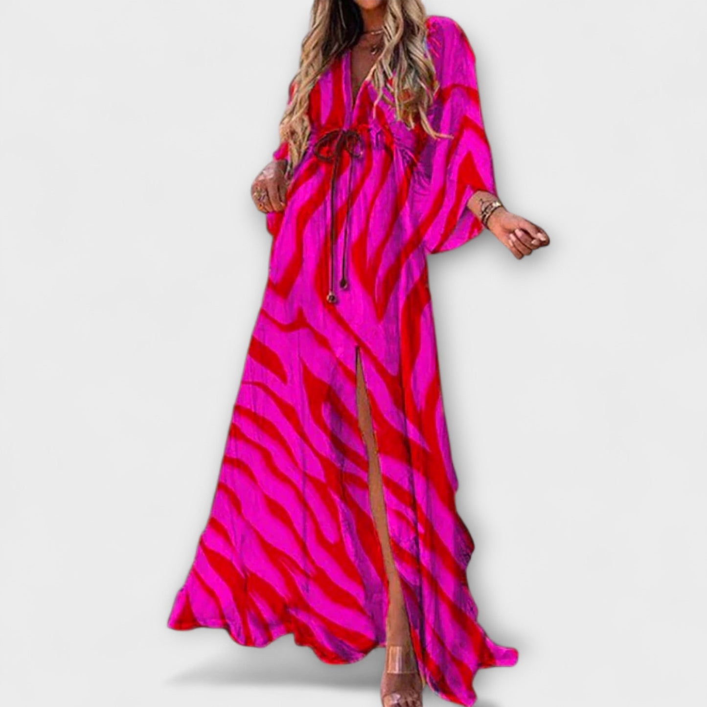 Colorful All Occasion Fabric Dress