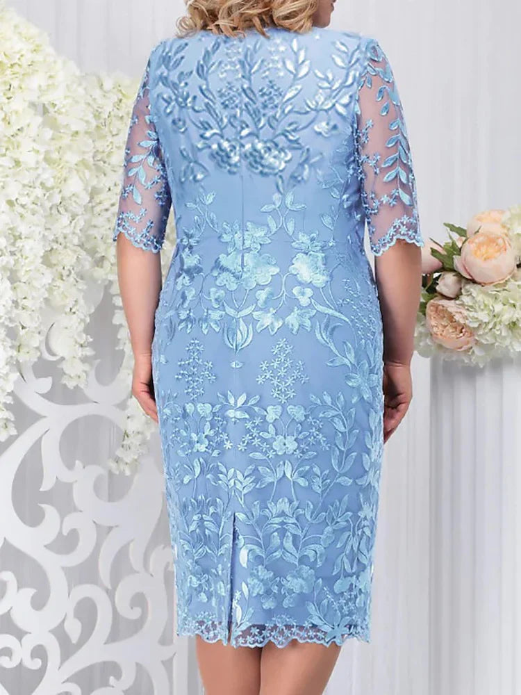 Curvy Women's Fashionable Dress