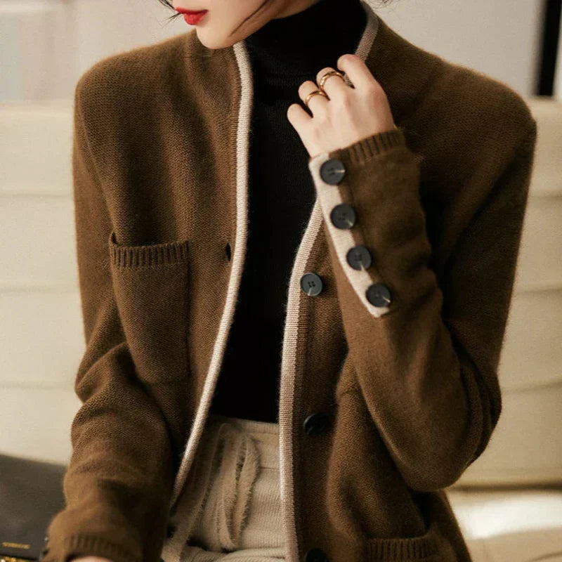 Classic Cozy Cardigan Sweater - Olytrend