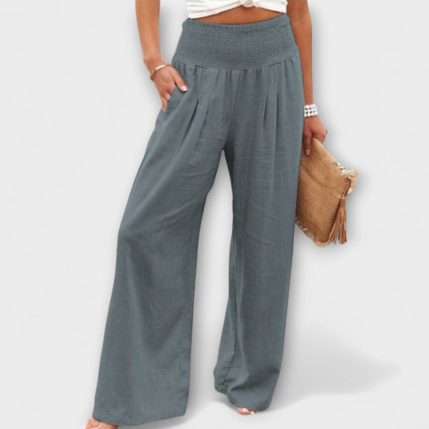 Fashionable Loose Fit Women's Trousers