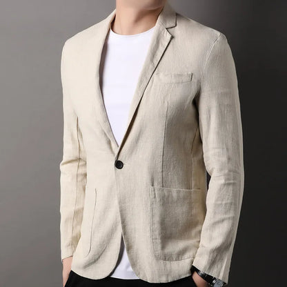 Slim Fit Men's Single Button Blazer - Nocini