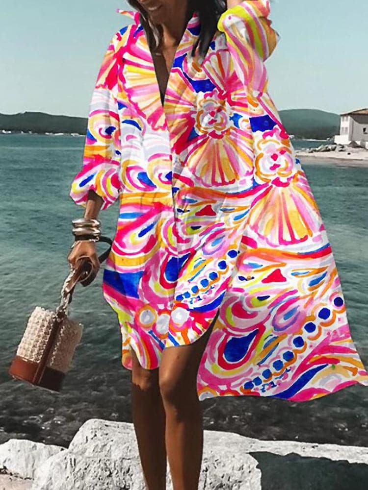 Vibrant Flowy Sundress for Women