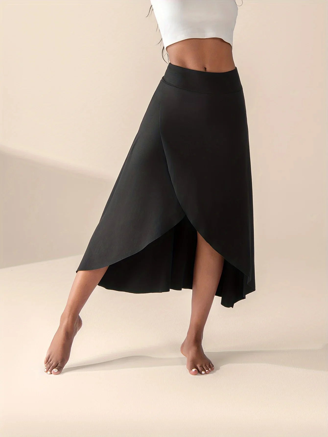 Flowy Wide Wrap Around Skirt