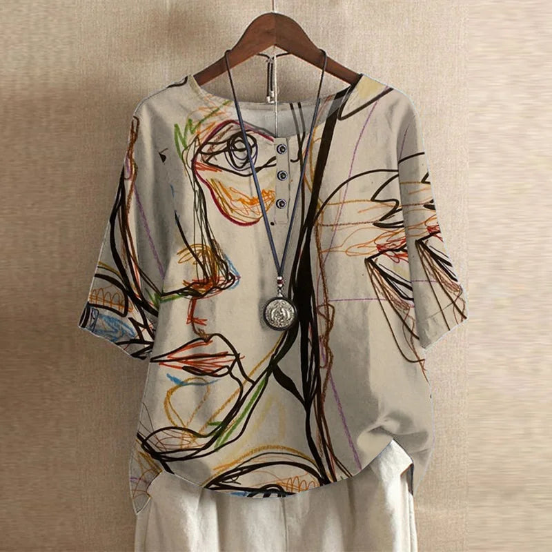 Vintage Style Women's Blouse