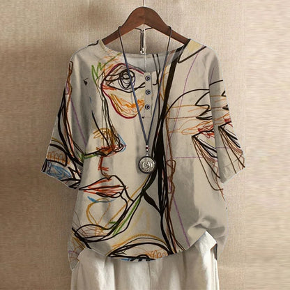 Vintage Style Women's Blouse