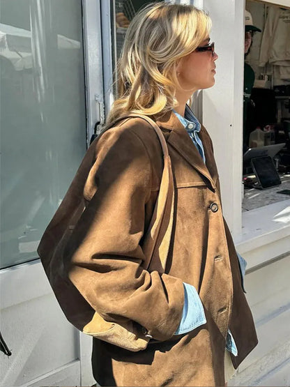 Ladies' Luxury Suede Coat