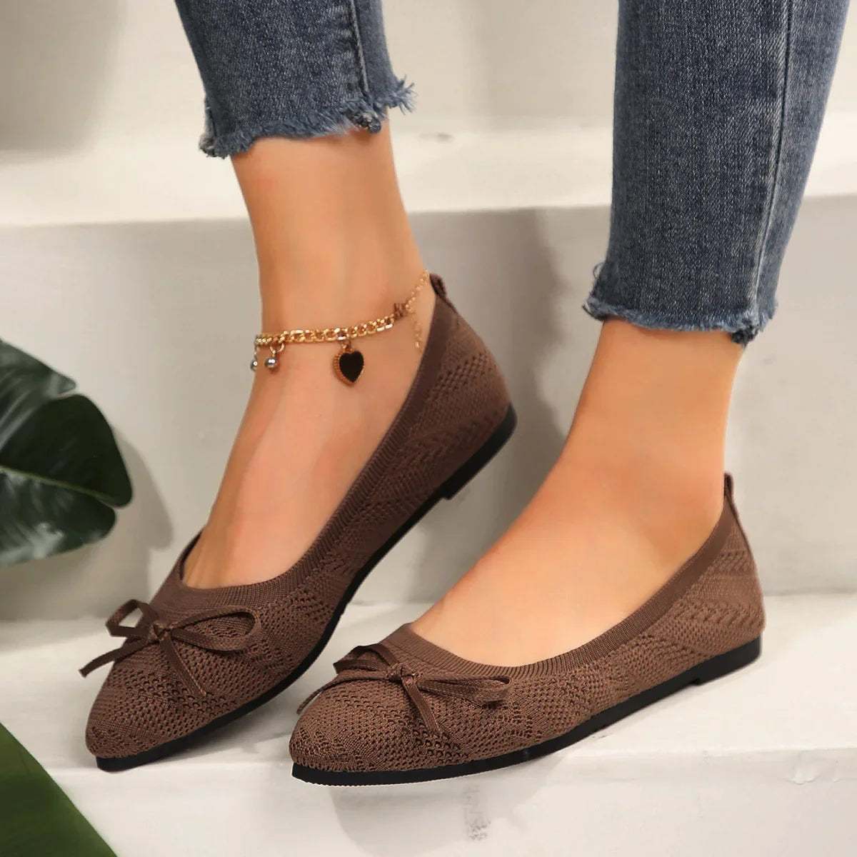 Comfortable Ribbon Tie Shoes