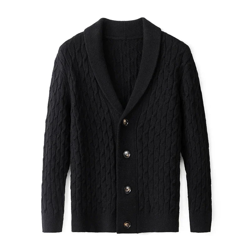 Cozy Cable Knit Cardigan Sweater