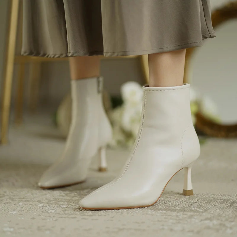 Low Heel Ankle Boots