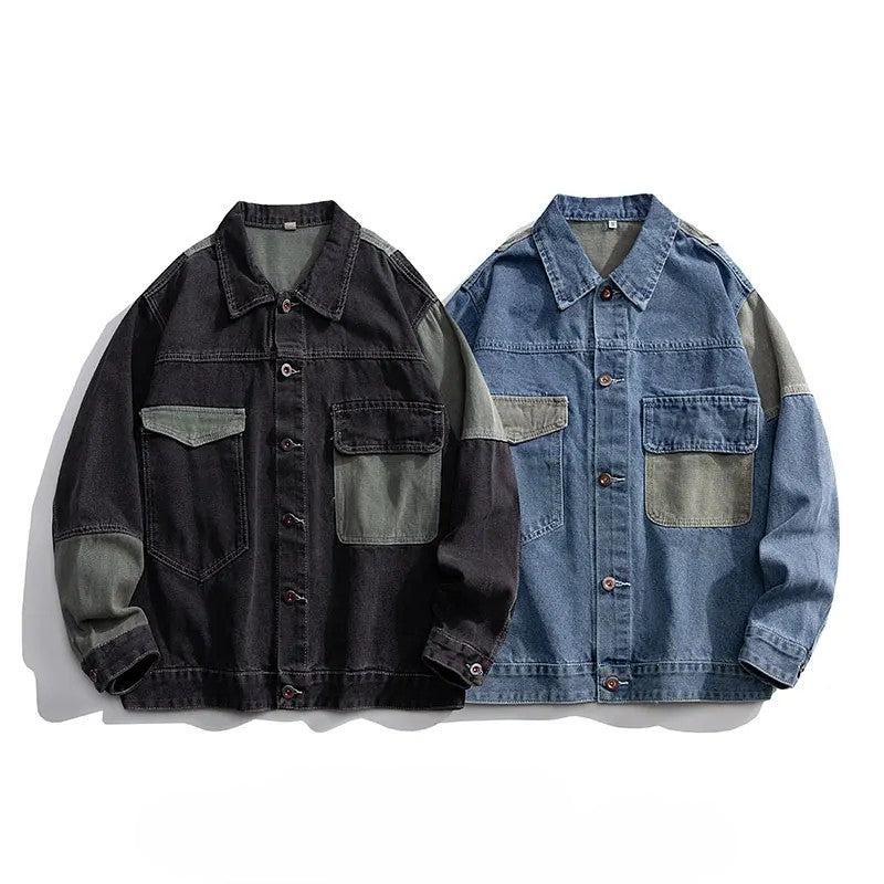 Ripped Distressed Blue Jeans Jacket