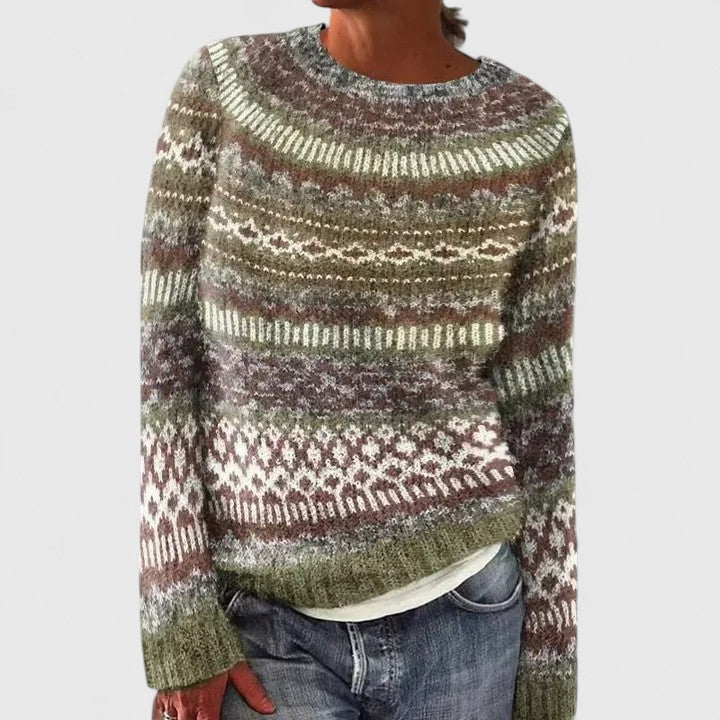 Elyvianne | Classic Crew Neck Sweater - Olytrend