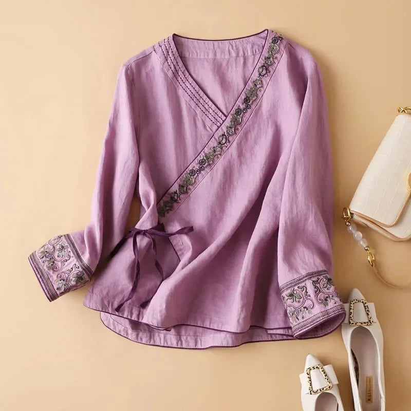 Casual Floral Lightweight Women's Blouse