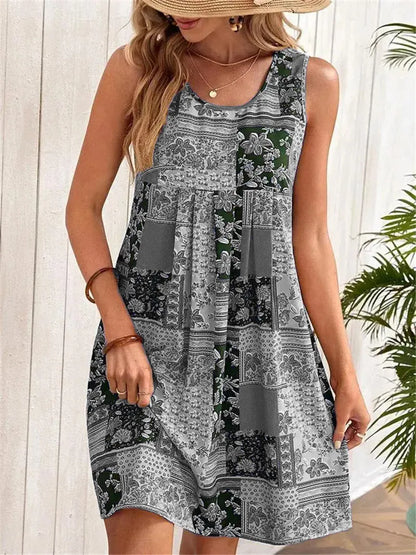 Chic Strapless Summer Dress