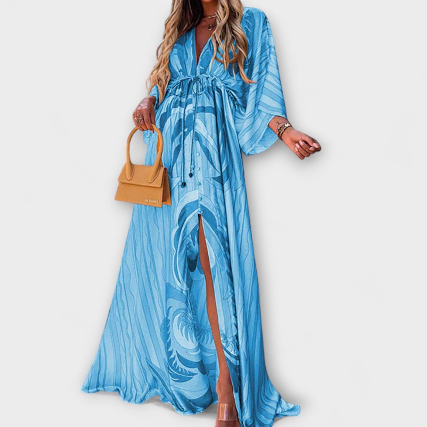 Colorful All Occasion Fabric Dress